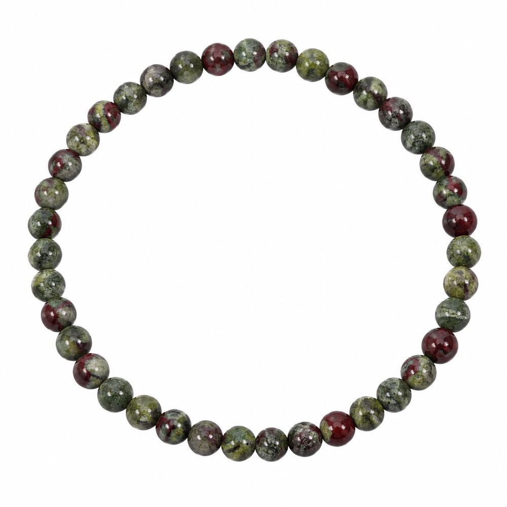 4MM Dragon Blood Jasper Bracelet